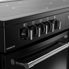 Belling RCA FARMHOUSE 110E B 110cm Ceramic Range Cooker, Black, A Rated