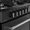 Belling Farmhouse 110 DF 110cm Dual Fuel Range Cooker, Grey, A Rated