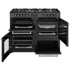 Belling Farmhouse 110 DF 110cm Dual Fuel Range Cooker, Grey, A Rated
