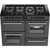 Belling Farmhouse 110 DF 110cm Dual Fuel Range Cooker, Grey, A Rated