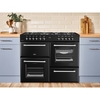 Belling Farmhouse 110 DF 110cm Dual Fuel Range Cooker, Grey, A Rated