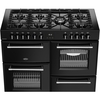 Belling RCA FARMHOUSE 110DF 110cm Dual Fuel Range Cooker, Black, A Rated