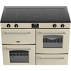 Belling RCA FARMHOUSE 110Ei 110cm Induction Range Cooker, Cream, A Rated
