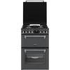 Stoves DX MRA RICH 60DF Dual Fuel Cooker with Double Oven, Grey, A Rated