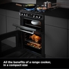 Stoves DX MRA RICH 60DF Dual Fuel Cooker with Double Oven, Grey, A Rated