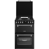 Stoves DX MRA RICH 60DF Dual Fuel Cooker with Double Oven, Black, A Rated