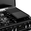 Stoves DX MRA RICH 60DF Dual Fuel Cooker with Double Oven, Black, A Rated