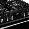 Stoves DX MRA RICH 60DF Dual Fuel Cooker with Double Oven, Black, A Rated