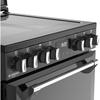 Stoves Richmond DX 60Ei RTY Induction Electric Cooker with Double Oven, Black, A Rated