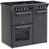 Stoves RCA RICH 90DF ANT 90cm Dual Fuel Range Cooker, Grey, A Rated