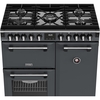 Stoves RCA RICH 90DF ANT 90cm Dual Fuel Range Cooker, Grey, A Rated