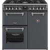 Stoves RCA RICH 90DF ANT 90cm Dual Fuel Range Cooker, Grey, A Rated