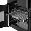 Stoves RCA RICH 90DF BLK 90cm Dual Fuel Range Cooker, Black, A Rated