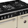 Stoves RCA RICH 90DF CRM 90cm Dual Fuel Range Cooker, Cream, A Rated