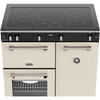 Stoves RCA RICH 90Ei TCH CRM 90cm Induction Range Cooker, Cream, A Rated