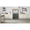 Stoves Richmond 100DF 100cm Dual Fuel Range Cooker, Grey, A Rated