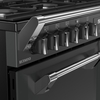 Stoves Richmond 100DF 100cm Dual Fuel Range Cooker, Grey, A Rated