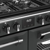 Stoves Richmond 100DF 100cm Dual Fuel Range Cooker, Grey, A Rated
