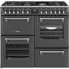 Stoves Richmond 100DF 100cm Dual Fuel Range Cooker, Grey, A Rated