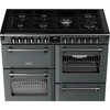 Stoves RCA RICH 110DF ANT 110cm Dual Fuel Range Cooker, Grey, A Rated