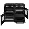 Stoves RCA RICH 110DF BLK 110cm Dual Fuel Range Cooker, Black, A Rated