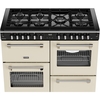 Stoves RCA RICH 110DF CRM 110cm Dual Fuel Range Cooker, Cream, A Rated