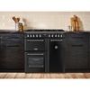 Stoves DX RCA RICH 90DF BLK 90cm Dual Fuel Range Cooker, Black, A Rated