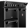 Stoves DX RCA RICH 90DF BLK 90cm Dual Fuel Range Cooker, Black, A Rated