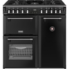 Stoves DX RCA RICH 90DF BLK 90cm Dual Fuel Range Cooker, Black, A Rated