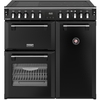 Stoves DX RCA RICH 90Ei RTY 90cm Induction Range Cooker, Black, A Rated