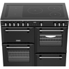 Stoves DX RCA RICH 100Ei RTY 100cm Induction Range Cooker, Black, A Rated