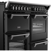 Stoves DX RCA RICH 110DF BLK 110cm Dual Fuel Range Cooker, Black, A Rated