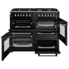 Stoves DX RCA RICH 110DF BLK 110cm Dual Fuel Range Cooker, Black, A Rated