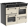 Stoves DX RCA RICH 110DF CRM 110cm Dual Fuel Range Cooker, Cream, A Rated