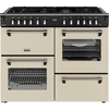 Stoves DX RCA RICH 110DF CRM 110cm Dual Fuel Range Cooker, Cream, A Rated
