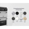 Stoves DX MRA RICH 60DF IWH Dual Fuel Cooker with Double Oven, White, A Rated