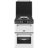 Stoves DX MRA RICH 60DF IWH Dual Fuel Cooker with Double Oven, White, A Rated