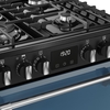 Stoves DX MRA RICH 60DF TWB Dual Fuel Cooker with Double Oven, Blue, A Rated