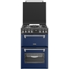 Stoves DX MRA RICH 60DF MBL Dual Fuel Cooker with Double Oven, Blue, A Rated