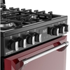 Stoves DX MRA RICH 60DF GAR Dual Fuel Cooker with Double Oven, Red, A Rated