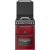Stoves DX MRA RICH 60DF GAR Dual Fuel Cooker with Double Oven, Red, A Rated