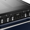 Stoves DX MRA RICH 60Ei RTY MBL Induction Electric Cooker with Double Oven, Blue, A Rated