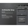 Stoves DX RCA RICH 90DF AGR 90cm Dual Fuel Range Cooker, Anthracite Grey, A Rated