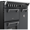 Stoves DX RCA RICH 90DF AGR 90cm Dual Fuel Range Cooker, Anthracite Grey, A Rated