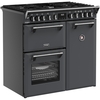 Stoves DX RCA RICH 90DF AGR 90cm Dual Fuel Range Cooker, Anthracite Grey, A Rated