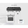 Stoves DX RCA RICH 90DF IWH 90cm Dual Fuel Range Cooker, Ice White, A Rated