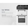 Stoves DX RCA RICH 90DF IWH 90cm Dual Fuel Range Cooker, Ice White, A Rated