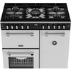 Stoves DX RCA RICH 90DF IWH 90cm Dual Fuel Range Cooker, Ice White, A Rated