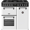 Stoves DX RCA RICH 90DF IWH 90cm Dual Fuel Range Cooker, Ice White, A Rated