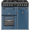 Stoves DX RCA RICH 90DF TWB 90cm Dual Fuel Range Cooker, Twilight Blue, A Rated